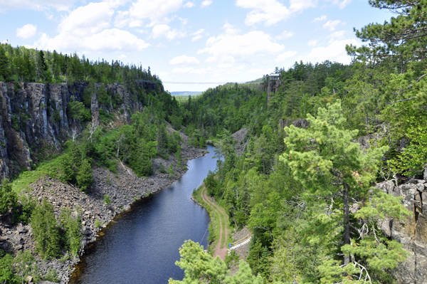 View from the bridge